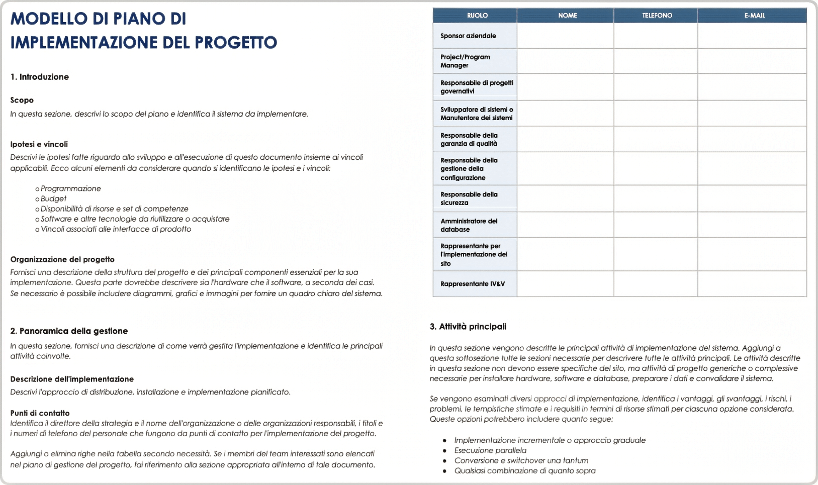  modello word del piano di attuazione del progetto